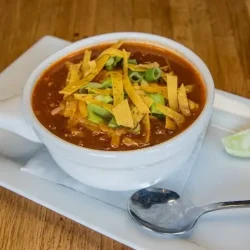 Soup bowl at Bluestone in Evanston