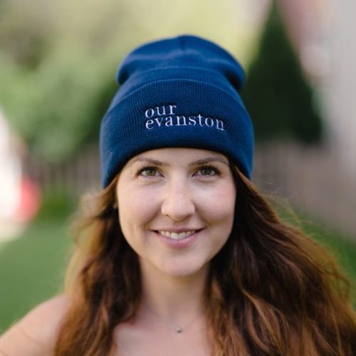 our evanston merch beanie 1